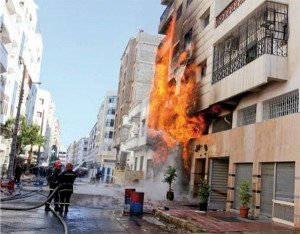  Maroc. Incendie grave à Casablanca