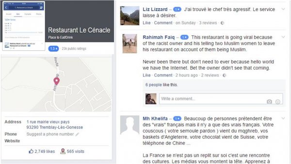  Les deux femmes voilées exclues d’un restaurant portent plainte