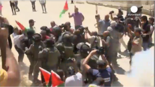 L’armée israélienne disperse une manifestation dans un village chrétien de Cisjordanie