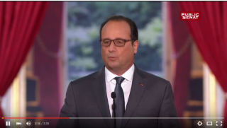 Conférence de presse de François Hollande : la France accueillera 24 000 réfugiés sur 2 ans