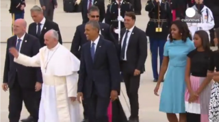  Le pape François entame sa première visite aux Etats-Unis