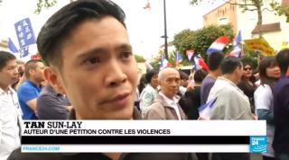  Aubervilliers : des milliers de Français d&rsquo;origine chinoise manifestent contre les agressions