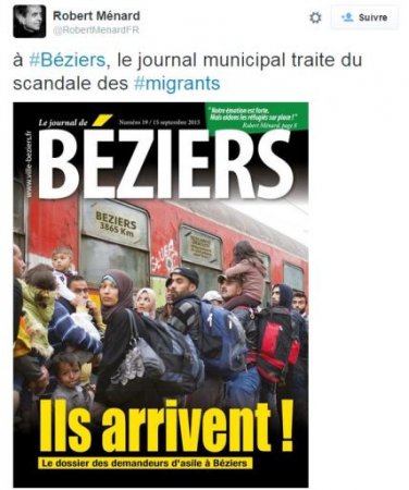 Les migrants « arrivent », Robert Ménard créé la polémique