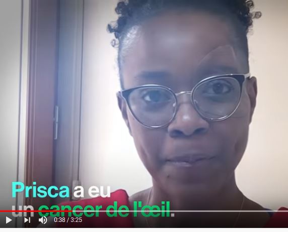 Reconstruction du visage : 1 an après, Prisca et sa prothèse d’œil