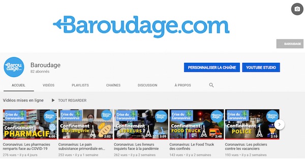Baroudage, bien informé malgré le confinement