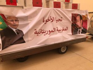convoi d'aide marocaine pour l'Afrique