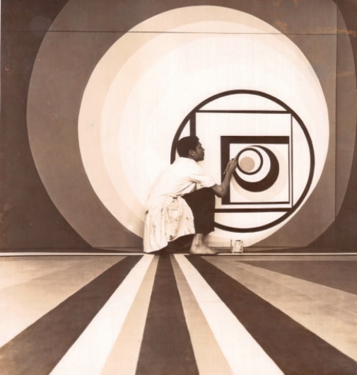 Exposition “Maroc, une identité moderne” à l’Institut du monde arabe de Tourcoing - Mohamed Melehi, L’Etudiant Ali Noury, 1968.