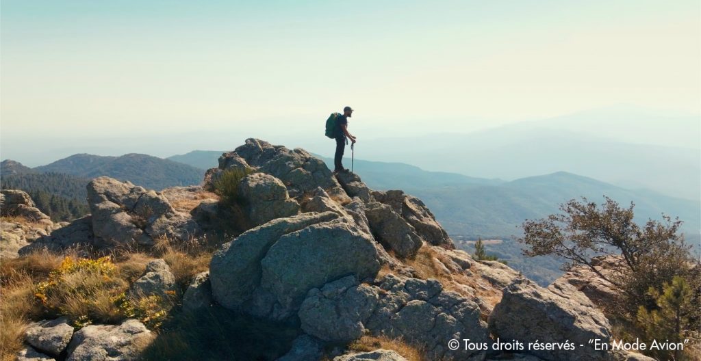 Samir Oueldi, dans les Pyrénées, filmé par le réalisateur Mehdi Ouldsaad.
