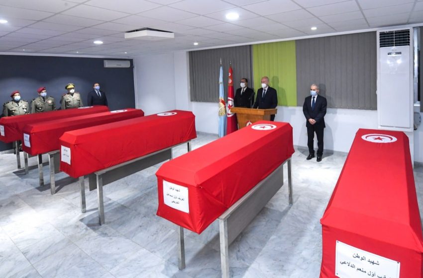 Tunisie. Terrorisme : les trois présidences rendent hommage à 5 martyrs militaires