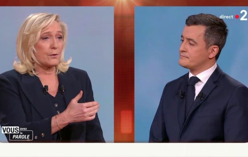 Gérald Darmanin recadre Marine Le Pen sur ses propos