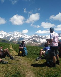 "Randonnée PJJ" autour du Mont Blanc - Jour 2, dimanche 13 juin 2021- Pause.