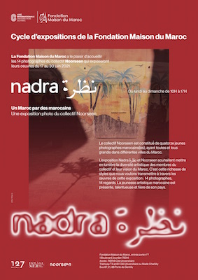 Nadra : Une exposition du collectif Noorseen à la Maison du Maroc