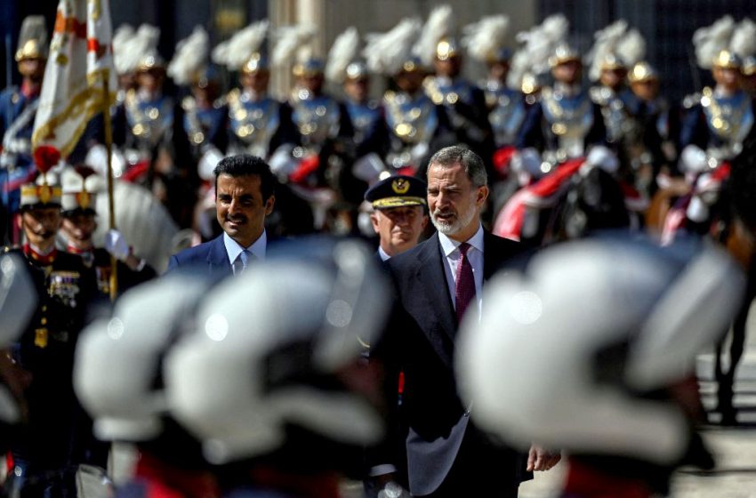 L’émir du Qatar en Espagne – Madrid, Doha et Rabat en ordre serré