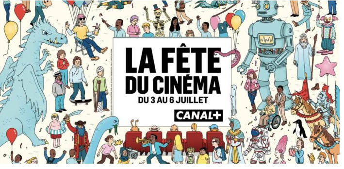 La Fête du Cinéma 2022 du 3 au 6 juillet pour fêter en fanfare le 7è Art