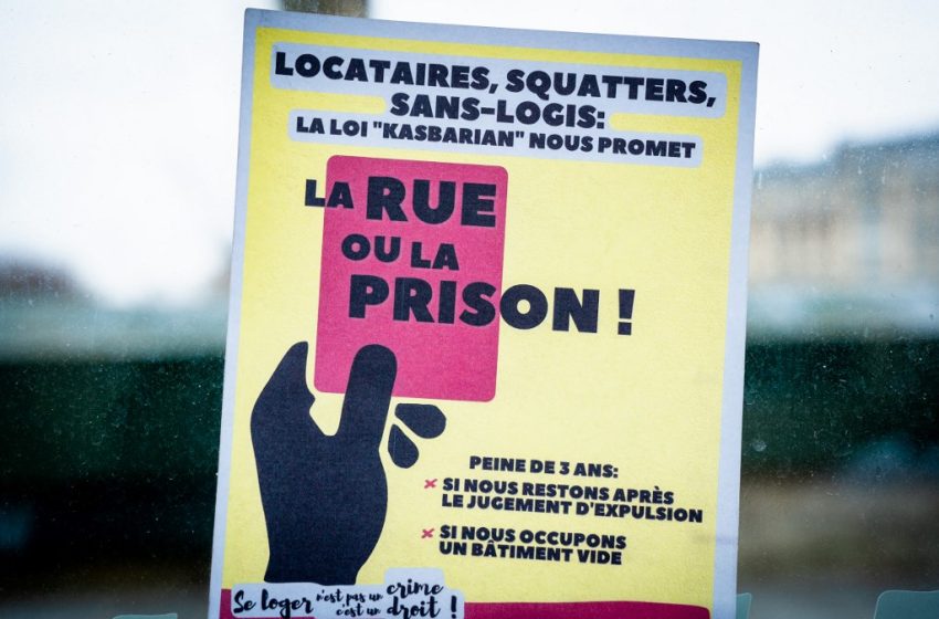 Logement : « Kasbarian-Bergé », une loi anti-squat et… anti-grève ?