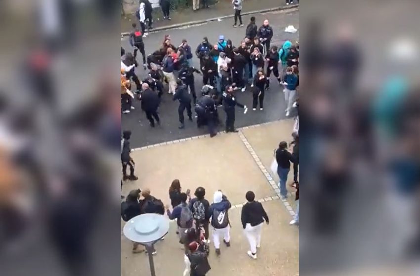 Réforme des retraites : interpellation musclée d’un lycéen, l’usage de la force questionnée