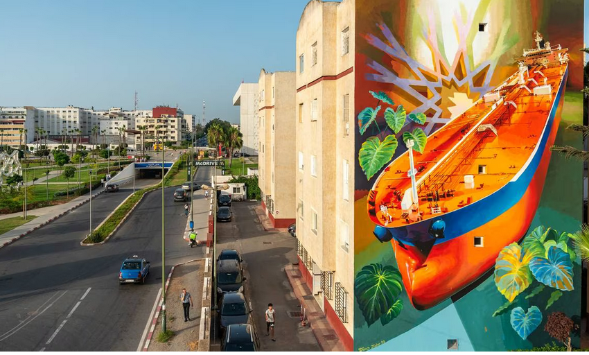 Maroc. 8ème édition du Jidar-Rabat Street Art Festival