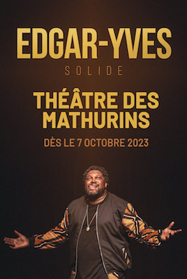 Edgar-Yves au théâtre des Mathurins à partir du 7 octobre 2023