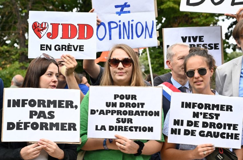 Grève JDD : RSF appelle Arnaud Lagardère à négocier