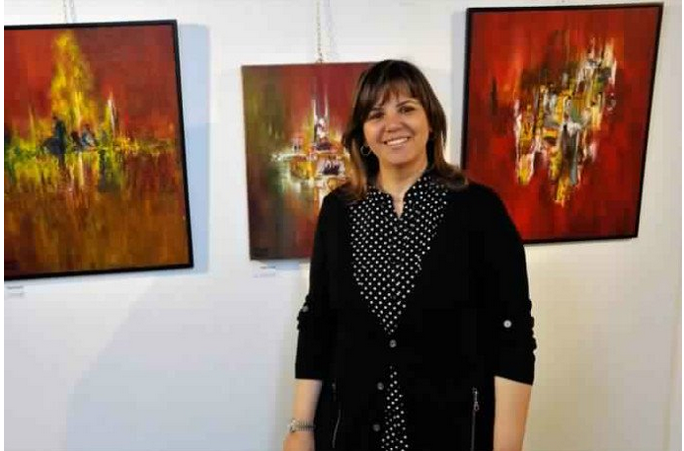 L’artiste peintre marocaine Hayat Saidi primée en Italie