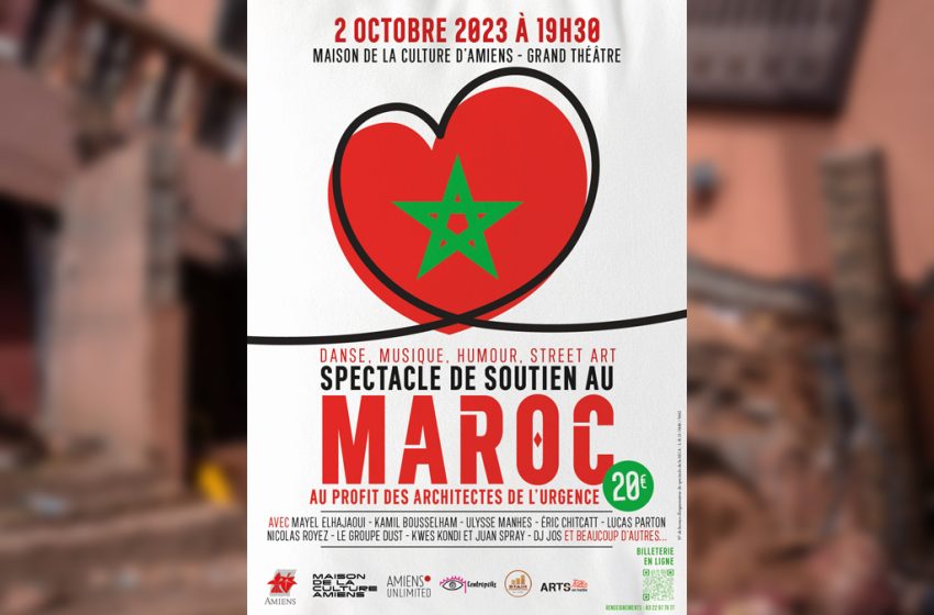 Amiens. Soirée en soutien aux victimes du tremblement de terre au Maroc le 2 octobre