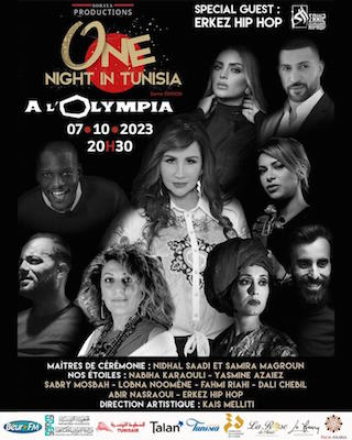 One Night in Tunisia le 7 octobre 2023 à l’Olympia