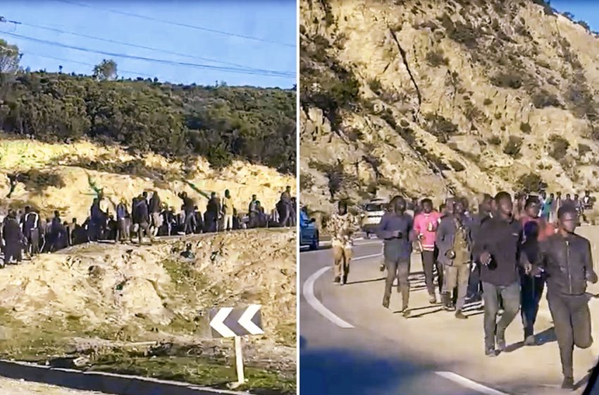  Sebta. Echec d’une tentative d’assaut massif de migrants