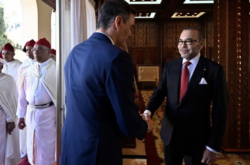 Le roi Mohammed VI reçoit Pedro Sanchez en visite de travail au Maroc