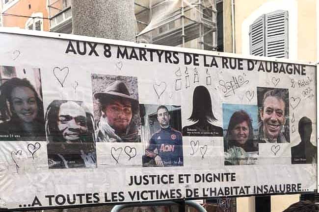Marseille: il y aura un procès après le drame de la rue d’Aubagne