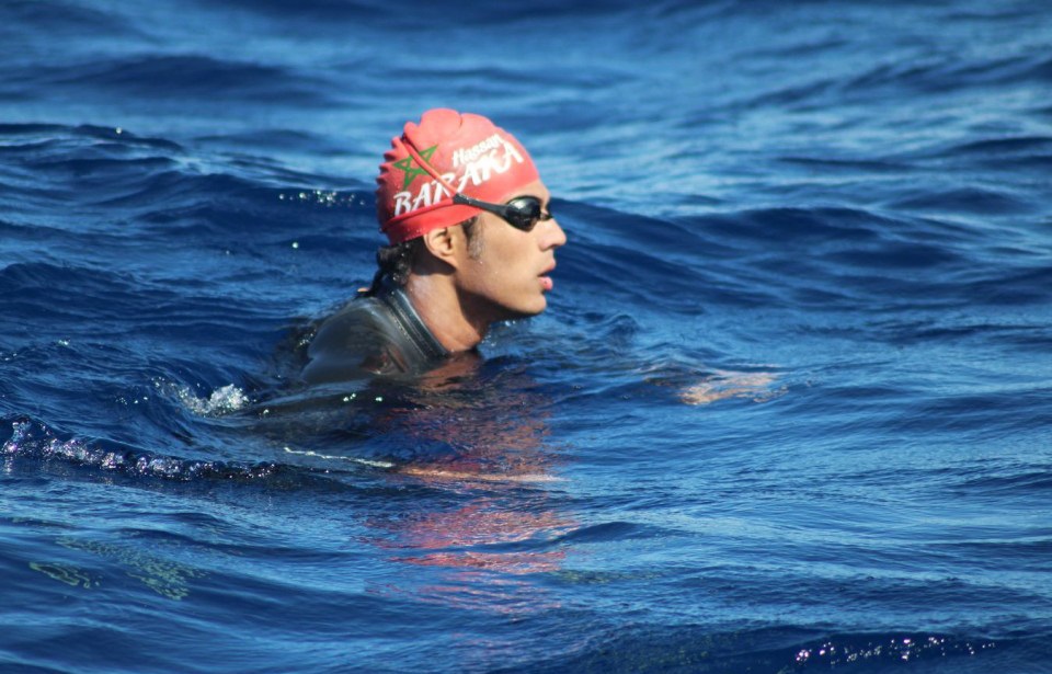 Sport. Hassan Baraka, premier Marocain à traverser la Manche à la nage
