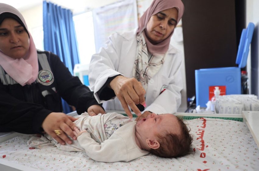 Polio à Gaza : un cessez-le-feu indispensable pour permettre la campagne de vaccination