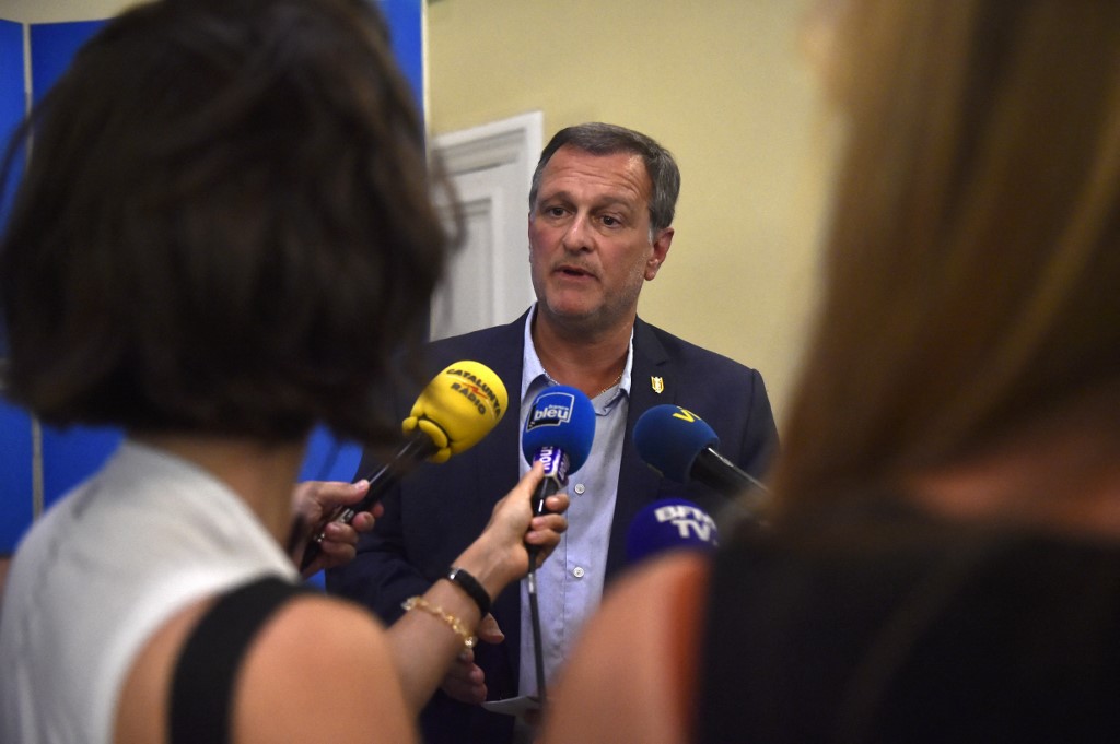 Le maire de Perpignan, Louis Aliot