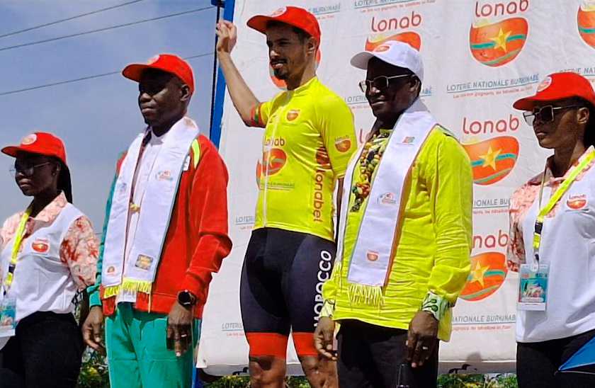 Tour international du Faso : le Maroc domine et conserve le maillot jaune