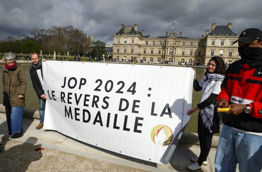 Un collectif dénonce un « nettoyage social » avant, pendant et après les JO de Paris.
