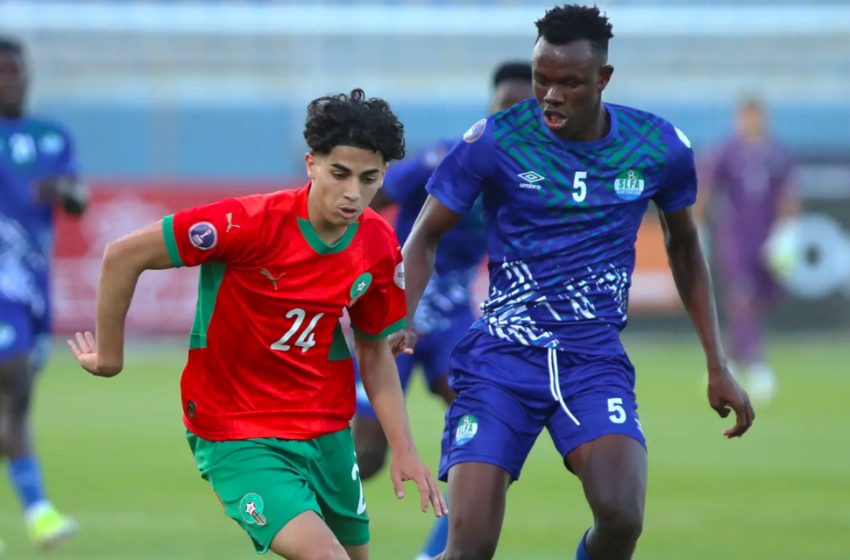CAN U20 : Le Maroc se qualifie pour les demi-finales et le Mondial