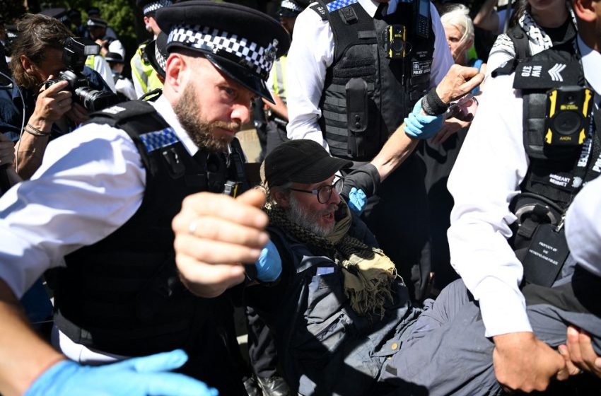 Manifestations/Palestine : près de 900 arrestations à Londres