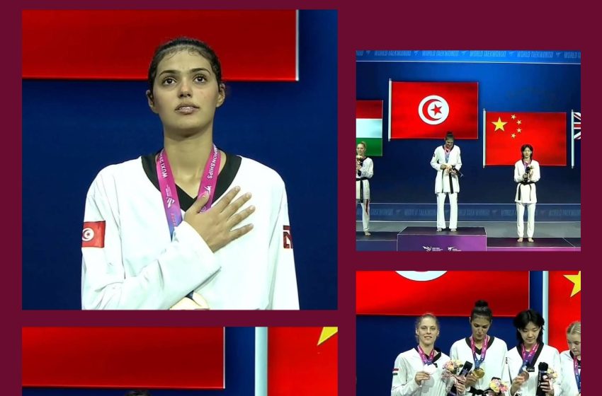  La Tunisienne Wafa Masghouni décroche l’or mondial en taekwondo