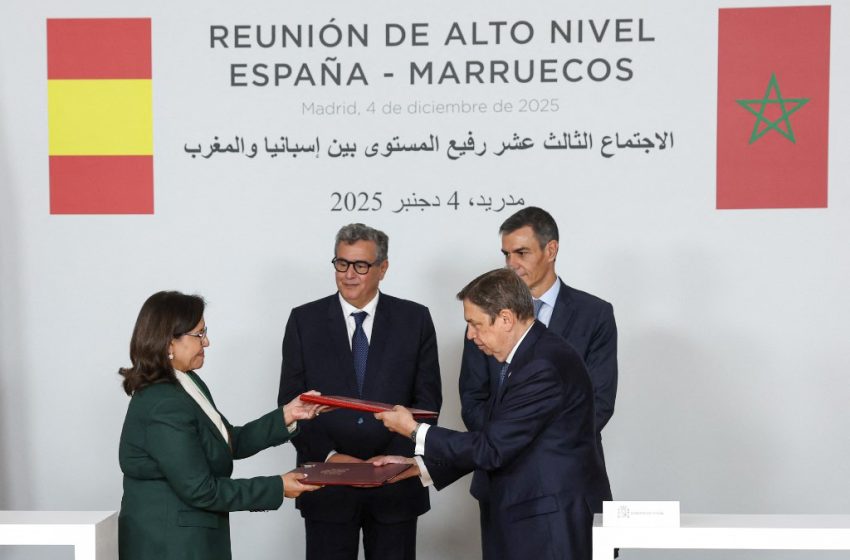 Réunion de haut niveau Maroc-Espagne et signature de plusieurs accords