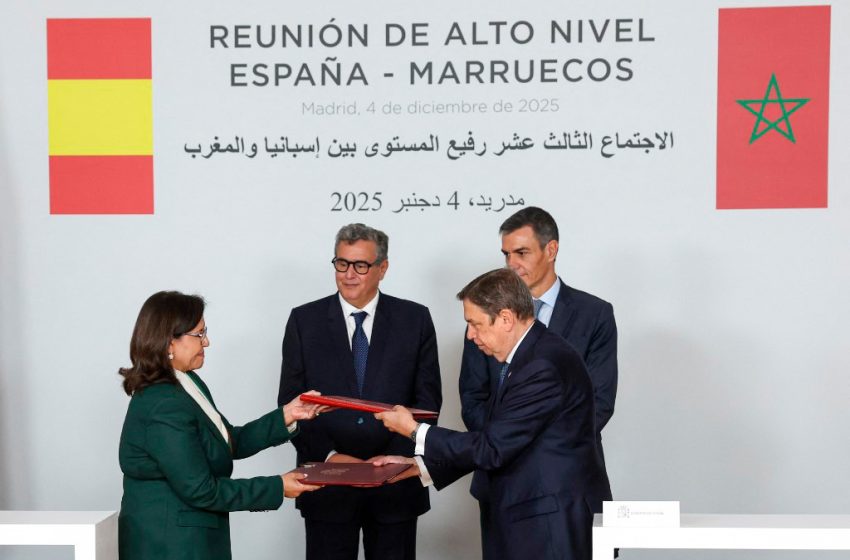  Réunion de haut niveau Maroc-Espagne et signature de plusieurs accords