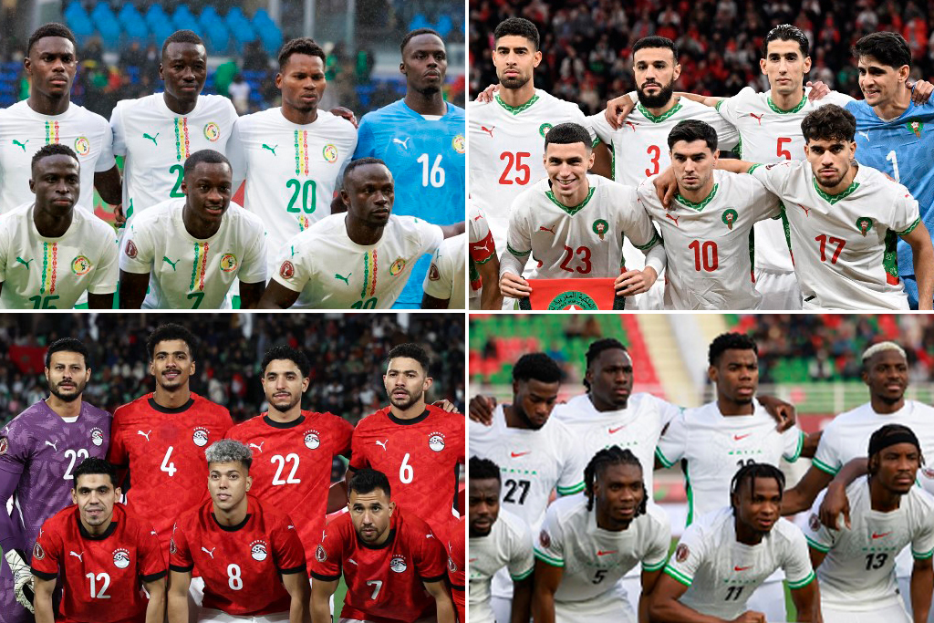 Le Maroc, l’Égypte, le Sénégal et le Nigeria animent le dernier carré de la CAN