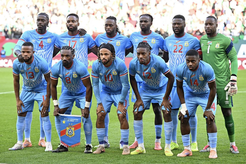 Les Léopards posent avant le match des huitièmes de finale de la CAN au stade Prince Moulay El Hassan à Rabat, le 6 janvier 2026.