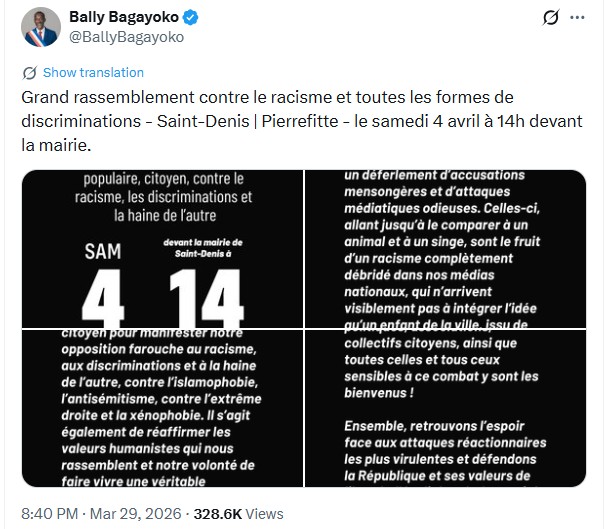 Bagayoko tweet