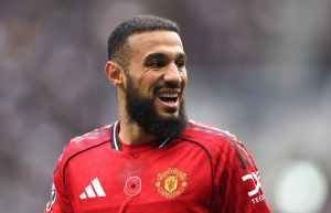 Football : le sportif pro palestine Noussair Mazraoui à Manchester United