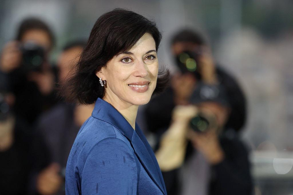 Chérine Dabis lors du photocall du film « Eagles of the Republic » au Festival de Cannes 2025.