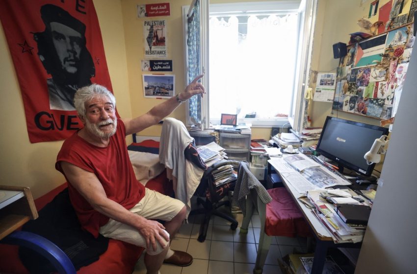 Georges Ibrahim Abdallah dans sa cellule à Lannemezan, France, après la décision de libération en juillet 2025.