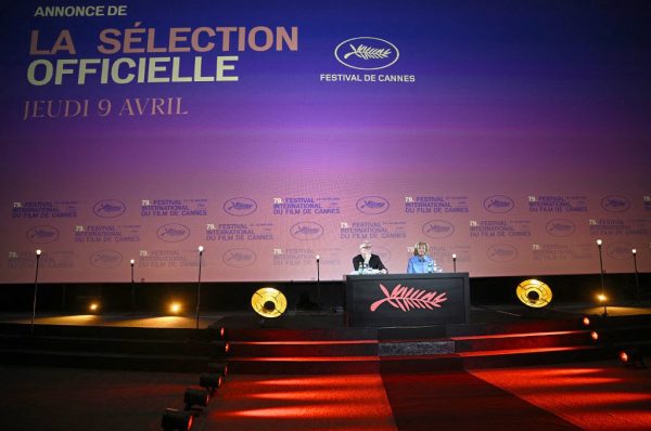 Festival de Cannes : Conférence de presse annonçant la sélection officielle, au Pathé Palace à Paris, le 9 avril 2026.