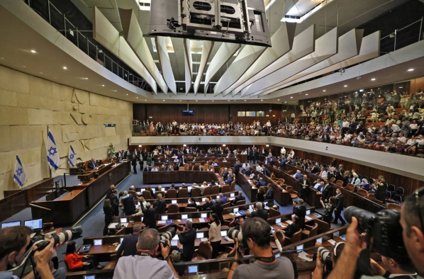 Knesset en Israël – Illustration d’un vote sur la loi sur la peine de mort visant les Palestiniens