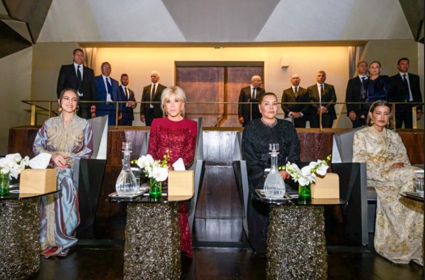 inauguration Théâtre Royal Rabat Princesses Brigitte Macron spectacle 2026