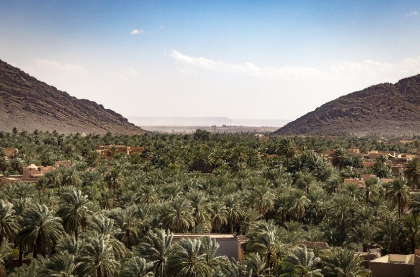 Vue générale de la ville oasienne de Figuig, à la frontière avec l’Algérie, le 19 mars 2021.