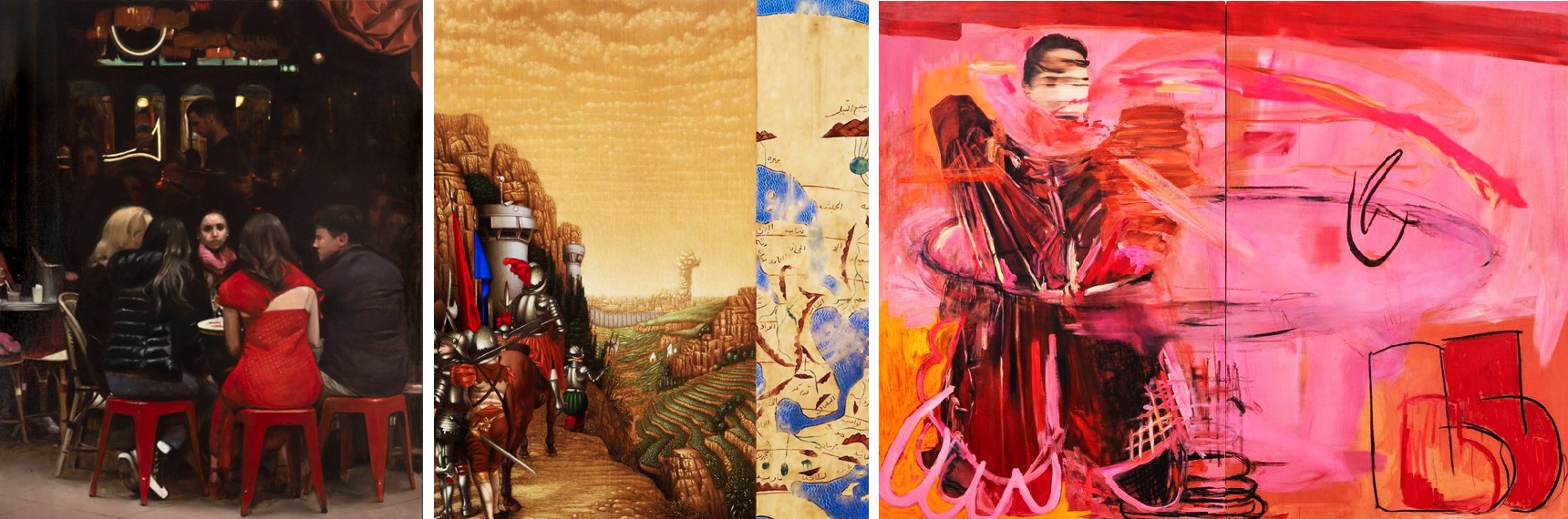 Bilal HAMDAD, Vermillon, 2024; Rayan YASMINEH, Le siège, 2025; Dora JERIDI, Where to go? How to go?, 2023